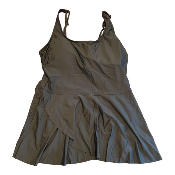 ATHENA Women's Standard Ruffle Waist Swimsuit Tankini Top - Picture 4 of 12